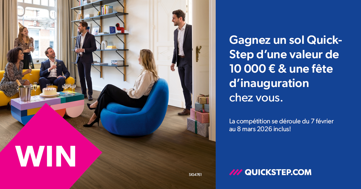 Quick-Step - Concours salon février 2026